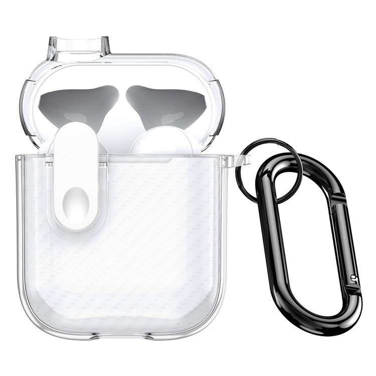 DUX DUCIS PECK Series for Apple AirPods with Charging Case (2016) / (2019) / AirPods with Wireless Charging Case (2019) Anti-drop Case - Clear White