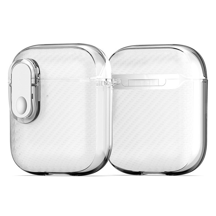 DUX DUCIS PECK Series for Apple AirPods with Charging Case (2016) / (2019) / AirPods with Wireless Charging Case (2019) Anti-drop Case - Clear White