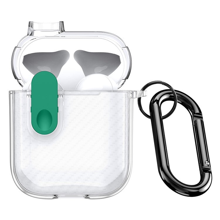 DUX DUCIS PECK Series for Apple AirPods with Charging Case (2016) / (2019) / AirPods with Wireless Charging Case (2019) Anti-drop Case - Clear Green