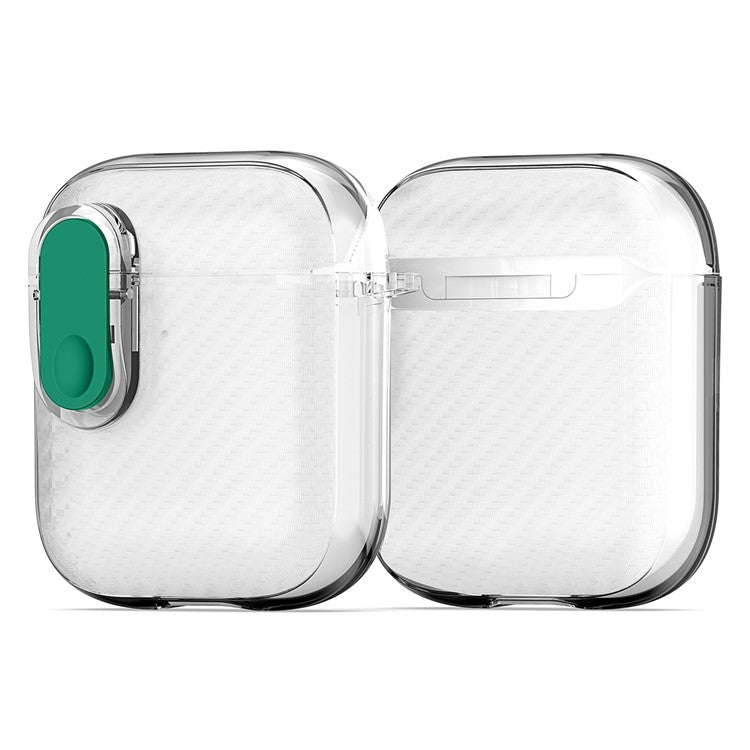 DUX DUCIS PECK Series for Apple AirPods with Charging Case (2016) / (2019) / AirPods with Wireless Charging Case (2019) Anti-drop Case - Clear Green