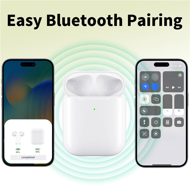 D02 For Airpods with Wireless Charging Case (2019) / Airpods with Charging Case (2019) (2016) Charger Supports iP Cable Charging