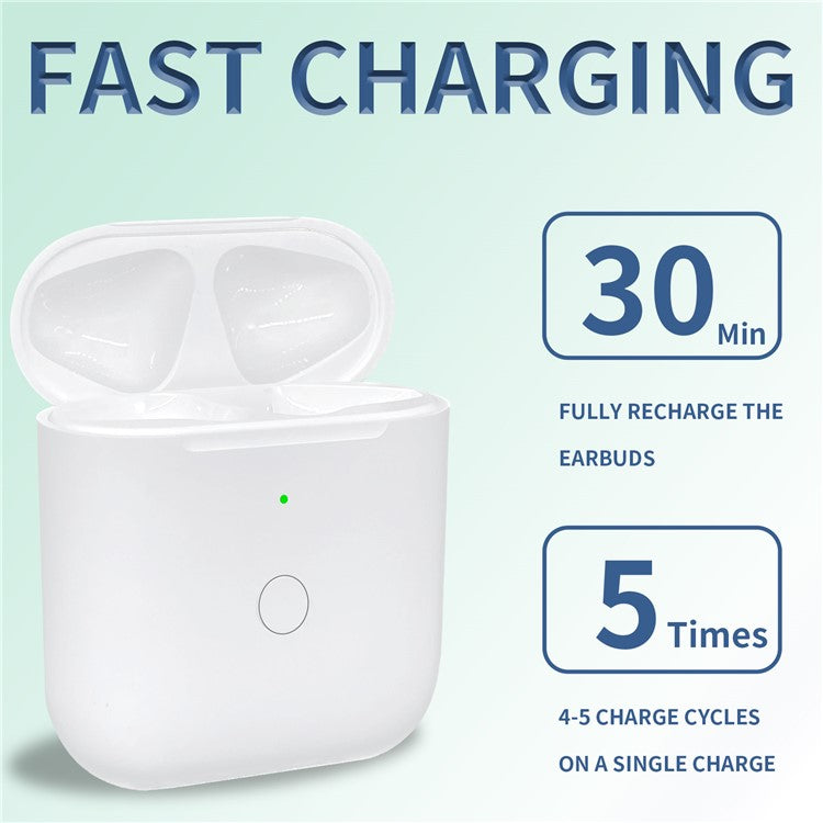 A0102 550mAh Wireless Charging Bin for Apple Airpods with Wireless Charging Case (2019) / Airpods with Charging Case (2019) (2016) (USB-C Port)