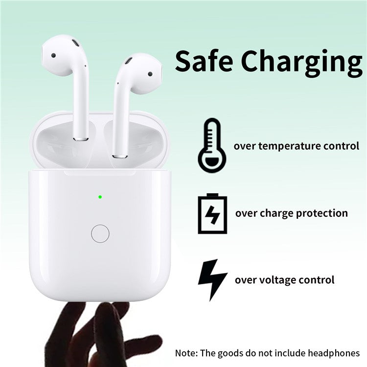 A0102 550mAh Wireless Charging Bin for Apple Airpods with Wireless Charging Case (2019) / Airpods with Charging Case (2019) (2016) (USB-C Port)