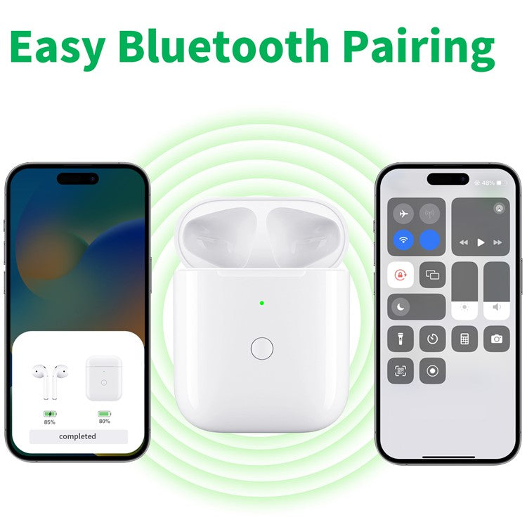 A0102 550mAh Wireless Charging Bin for Apple Airpods with Wireless Charging Case (2019) / Airpods with Charging Case (2019) (2016) (USB-C Port)