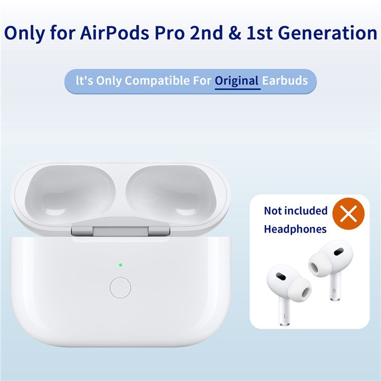 A003P For AirPods Pro 1 / 2 680mAh Charging Box Earphone Wireless Charging Case, 8 Pin Interface