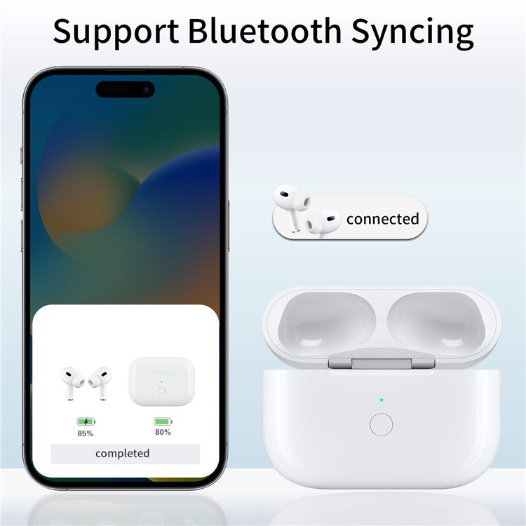 A003P For AirPods Pro 1 / 2 680mAh Charging Box Earphone Wireless Charging Case, 8 Pin Interface