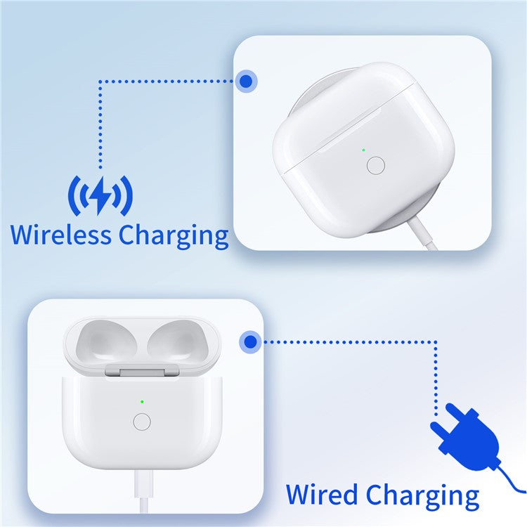 A004 For AirPods 3 Bluetooth Earphone Charging Case Wireless Charging Box, 8 Pin Interface