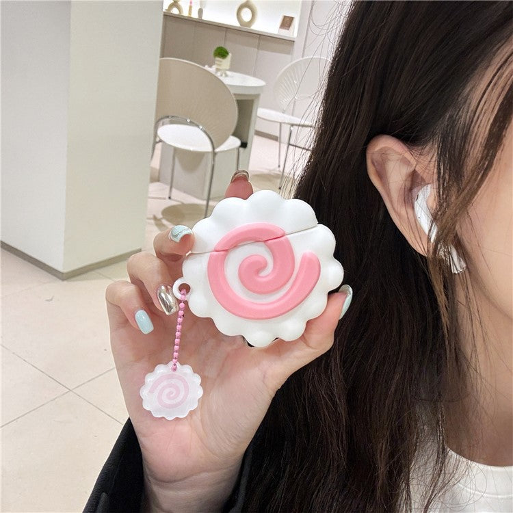 For Apple AirPods with Charging Case (2016) / (2019) / AirPods with Wireless Charging Case (2019) Silicone Cover Cute Anti-drop Case