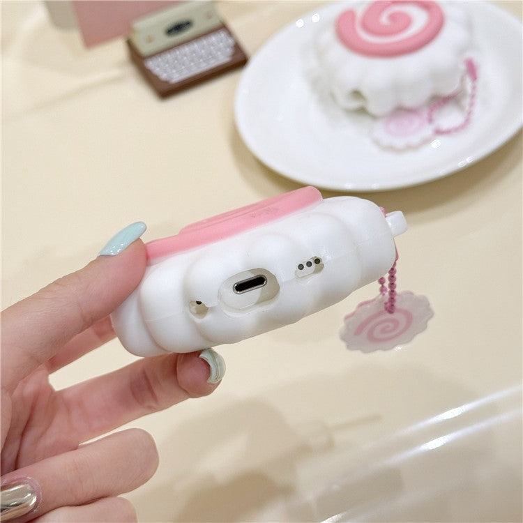 For AirPods Pro / Pro 2 Cute Narutomaki Bluetooth Earphone Protective Cover Dust-proof Case