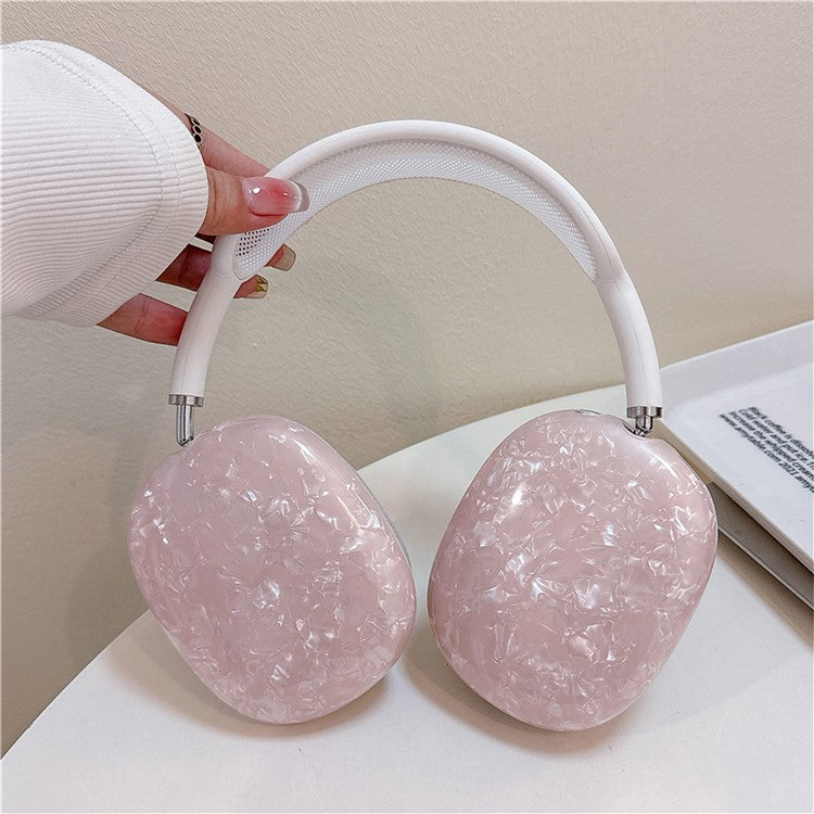 1 Pair TPU Earphone Ear Pads for AirPods Max 2024 (USB-C) / Max Replacement Earpads Headphone Ear Cushions - Pink