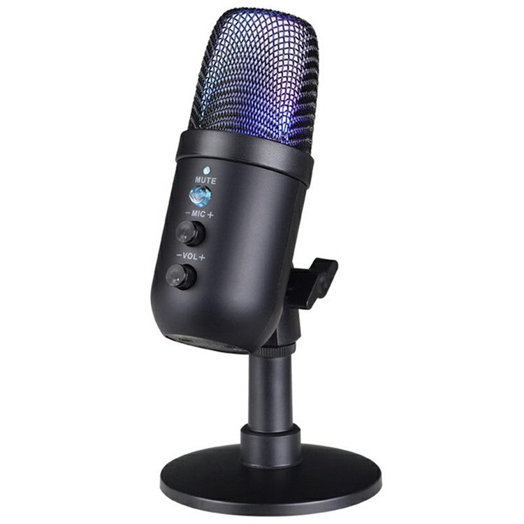 MU1000 Condenser Microphone Real Time Monitoring Noise Reduction Recording Desktop Mic