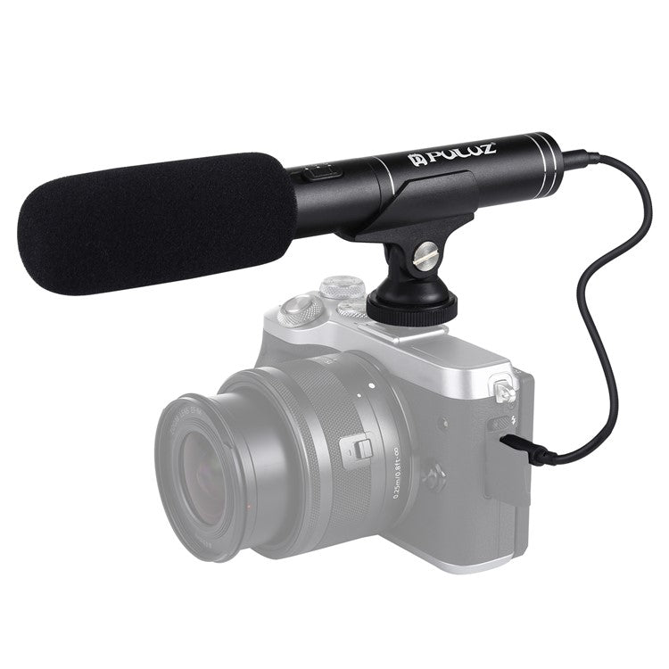 PULUZ PU3012 Professional Interview Microphone for DSLR Camera DV Recording Mic