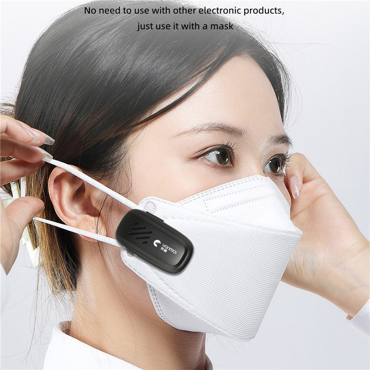 YANMAI K2 Portable Rechargeable Mini Mask Mic Wireless Clip On Mask Microphone Loudspeaker