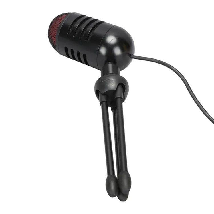 USB-02 Microphone USB Cable Mic Plug and Play Voice Recording Tool for Laptop Computer