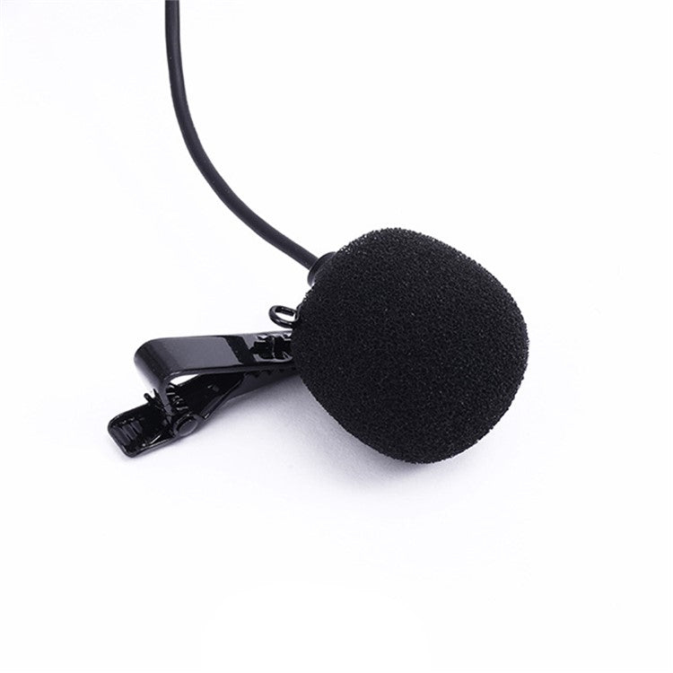 T-3II Computer Camera Cell Phone Recording Mic Wireless Lavalier Microphone for Recording Interview - EU Plug