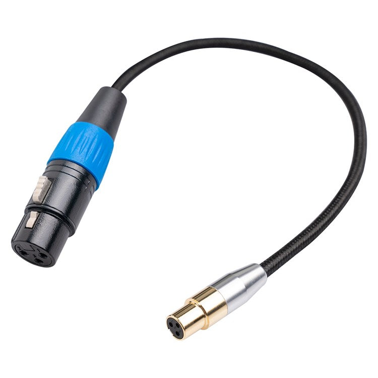 SA119GXK107BU 0.3m Mini XLR Female to XLR Female Adapter Cable Mixer Microphone Connection Cord