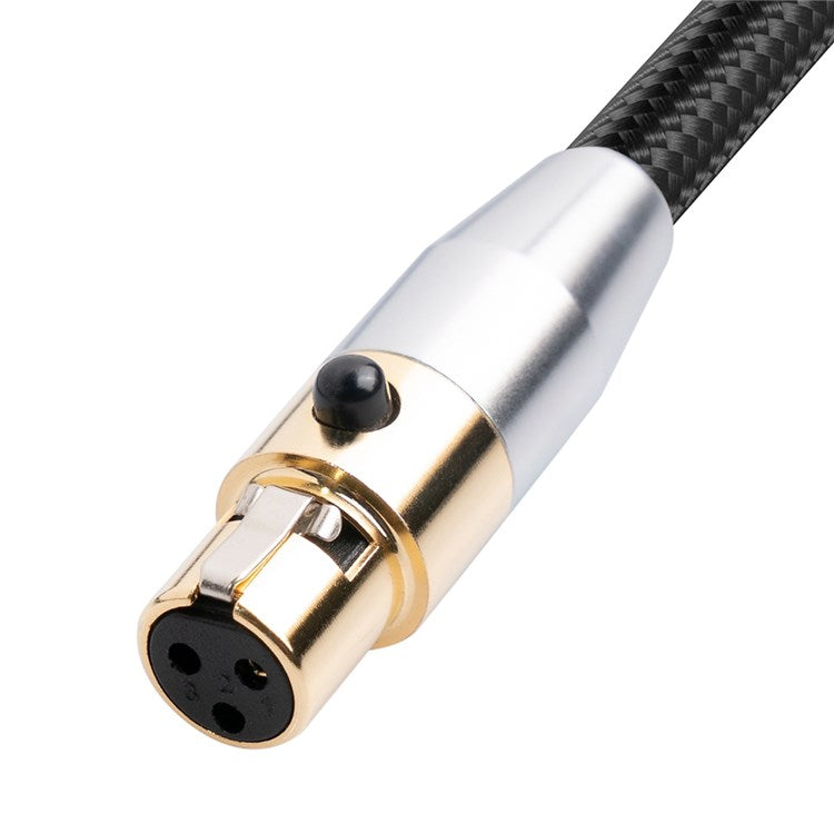 SA119GXK107BU 0.3m Mini XLR Female to XLR Female Adapter Cable Mixer Microphone Connection Cord