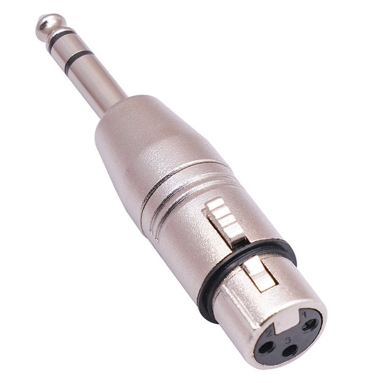 LZ1179 1 / 4 Inch 6.35mm TRS Male to XLR Female Adapter Stereo Balanced Audio Connector