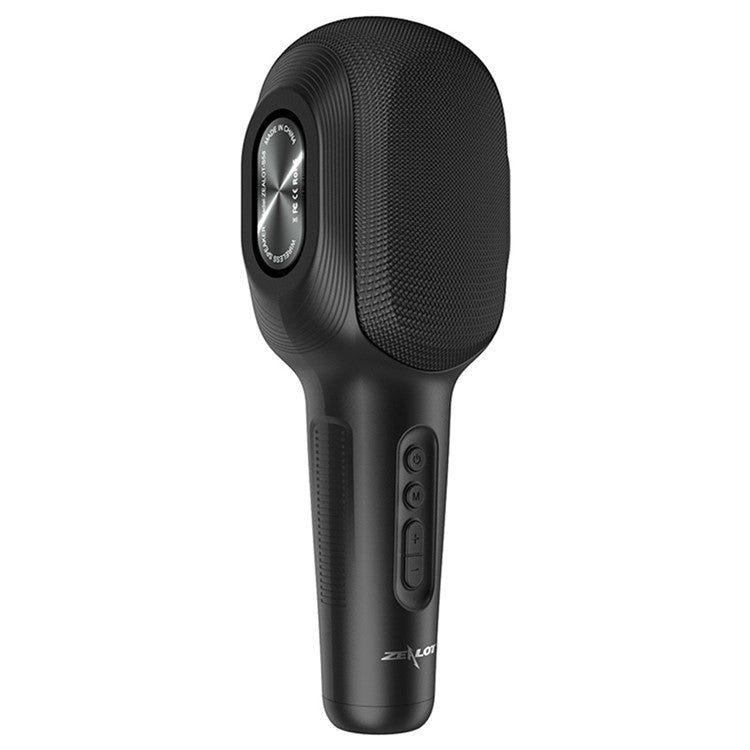 ZEALOT S58 Wireless Bluetooth Karaoke Microphone Rechargeable Home KTV Party Handheld Mic Speaker - Black