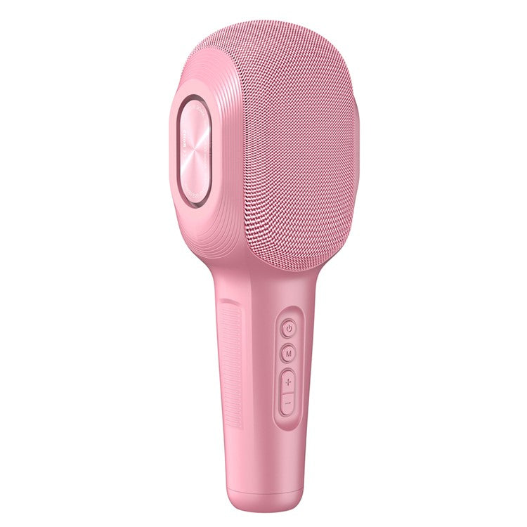 ZEALOT S58 Wireless Bluetooth Karaoke Microphone Rechargeable Home KTV Party Handheld Mic Speaker - Pink