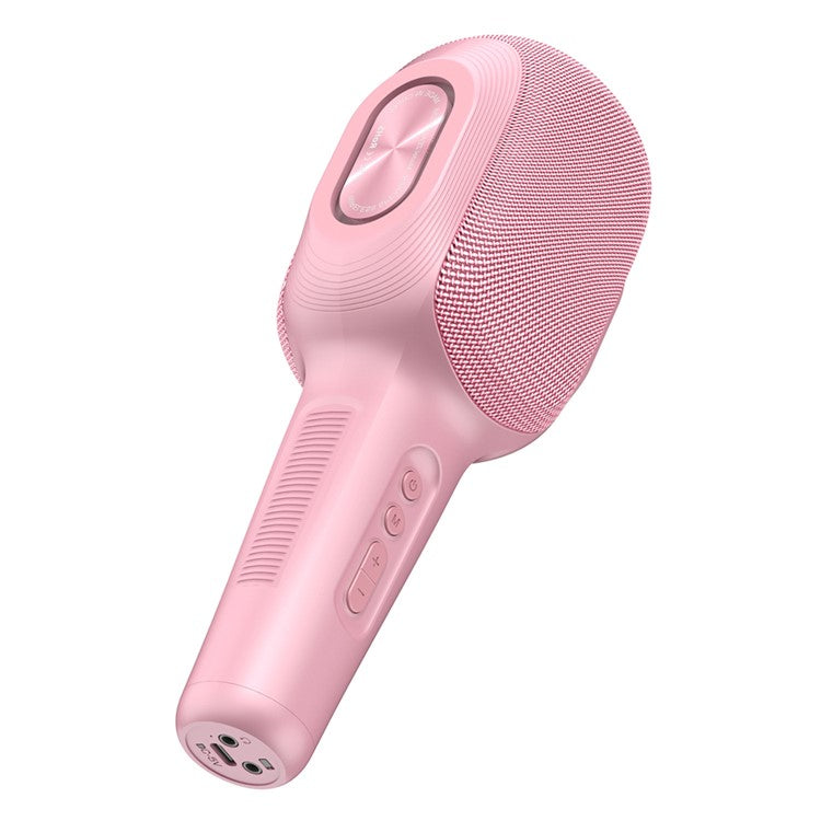 ZEALOT S58 Wireless Bluetooth Karaoke Microphone Rechargeable Home KTV Party Handheld Mic Speaker - Pink