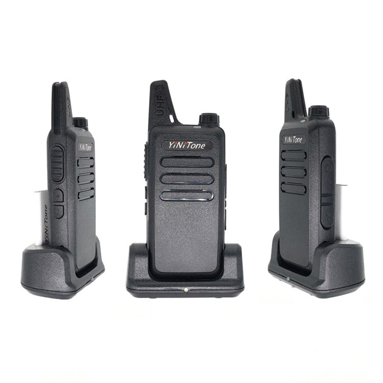 YINITONE MINI-02 Two Way Radio 16CH 5W UHF 400-470MHz Walkie Talkie Portable DMR Ham Radio RT22 FM Transceiver