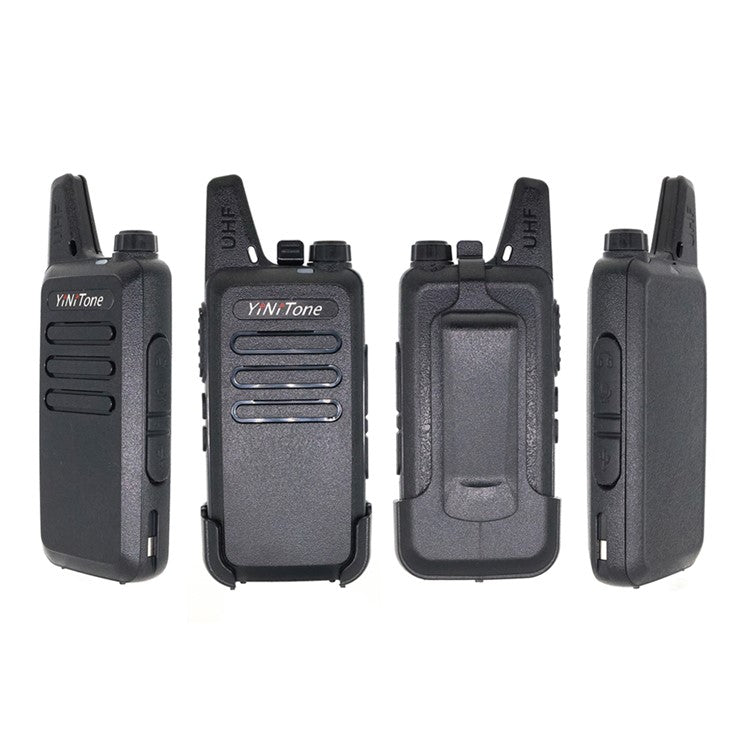 YINITONE MINI-02 Two Way Radio 16CH 5W UHF 400-470MHz Walkie Talkie Portable DMR Ham Radio RT22 FM Transceiver