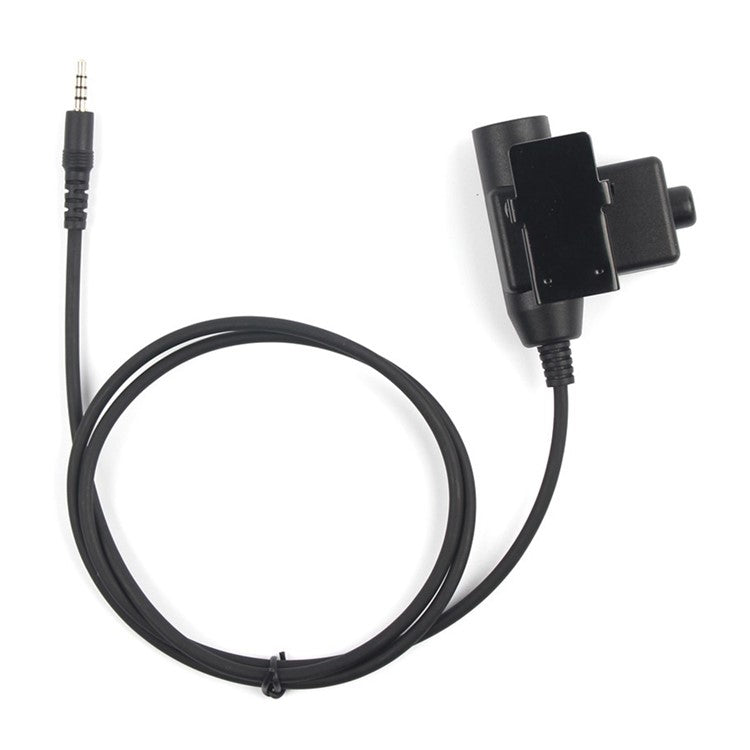 Z113 Standard Version 3.5mm Jack U94 PTT Cable Headset Adapter for Walkie Talkie / Phone