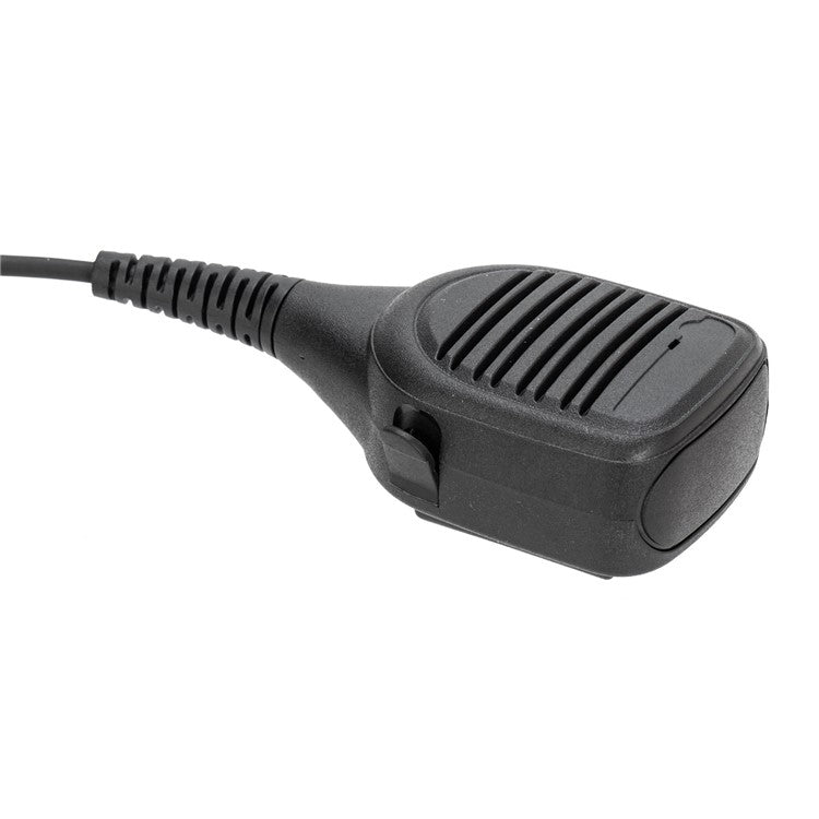 Universal Walkie Talkie 7.1mm Audio Jack Ham Radio Speaker Microphone with 360 Degree Rotating Clip