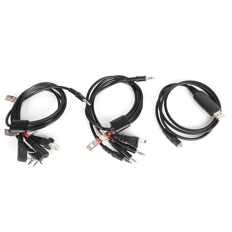 Two Way Radio 8 in 1 USB Programming Cable for Motorola / Puxing / Baofeng / Wouxun / Kenwood Car Radio