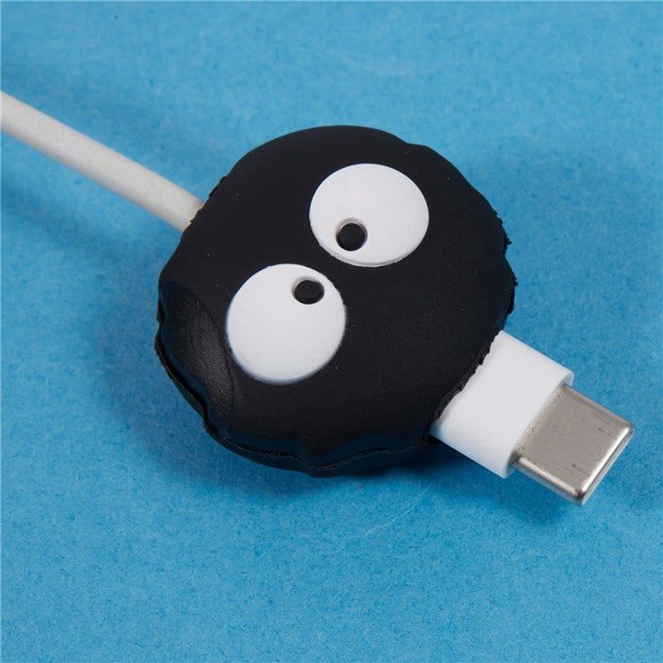 Cute Cartoon Data Cable Protector Prevent Breakage Charging Cord Saver Silicone Case - Style M