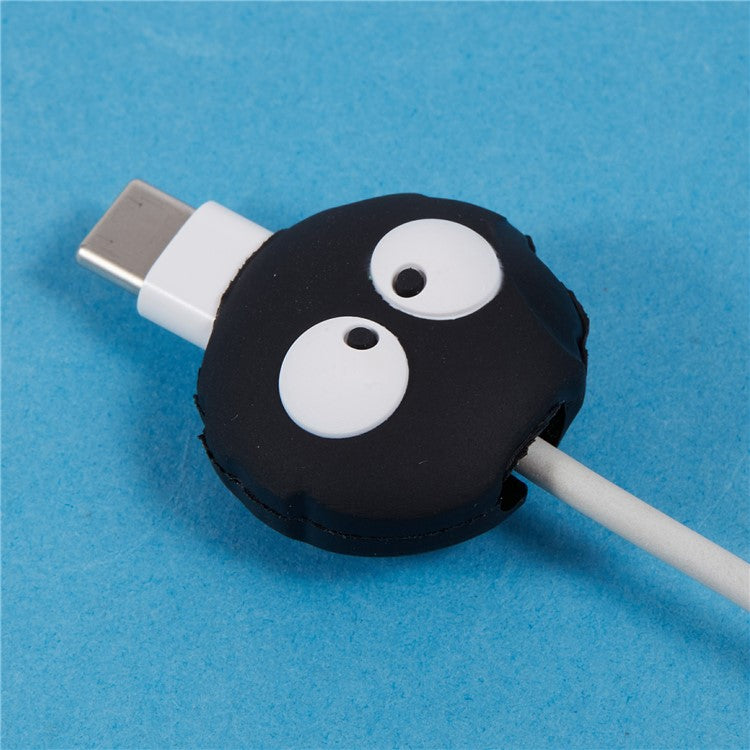 Cute Cartoon Data Cable Protector Prevent Breakage Charging Cord Saver Silicone Case - Style M