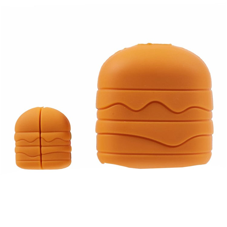 2Pcs / Set Hamburger Protective Sleeve for Apple iPhone 18 / 20W Charger Cover + Data Cable Saver Silicone Case