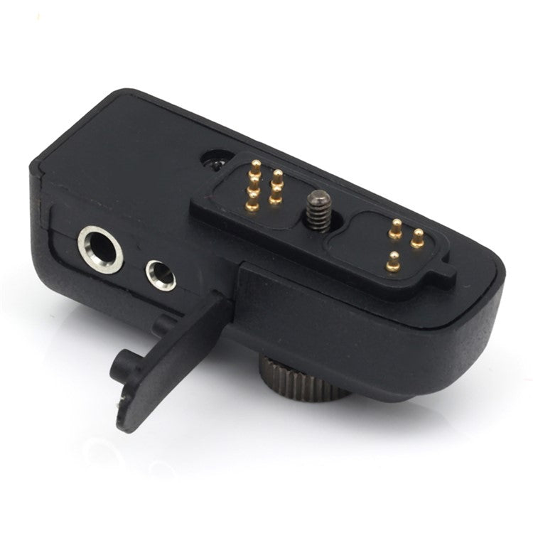 For Hytera PD702 / PD706 / PD786 / PD790 / PD795 / PD796 / PD792 Walkie Talkie Headset Mic Audio Adapter