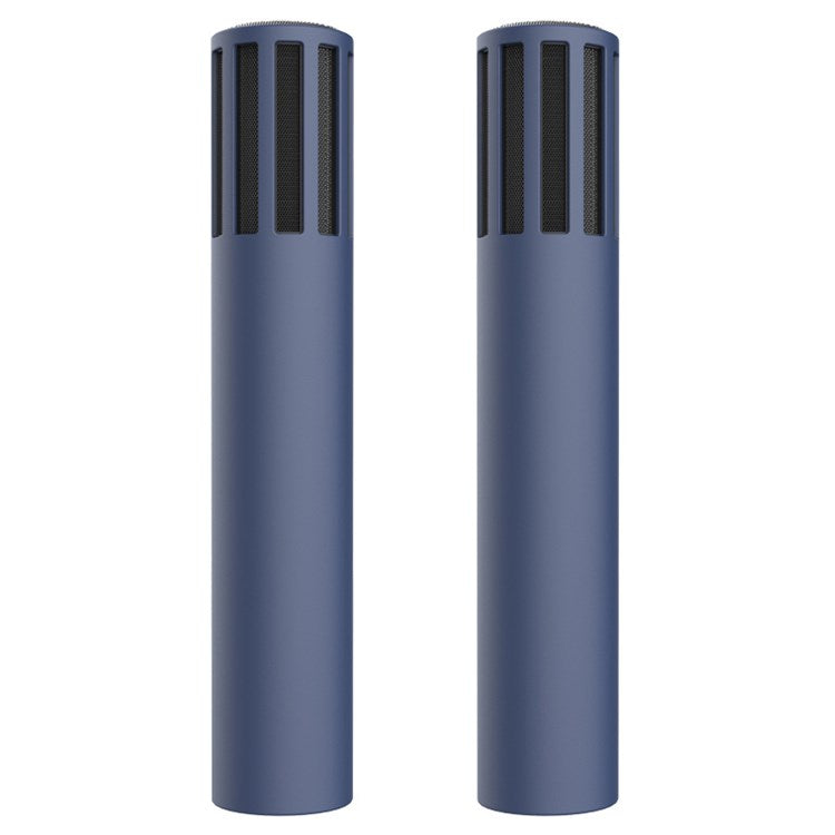 For TeslaMic Wireless Microphone 1 Pair Silicone Sleeve Case Anti-drop Protective Cover - Midnight Blue