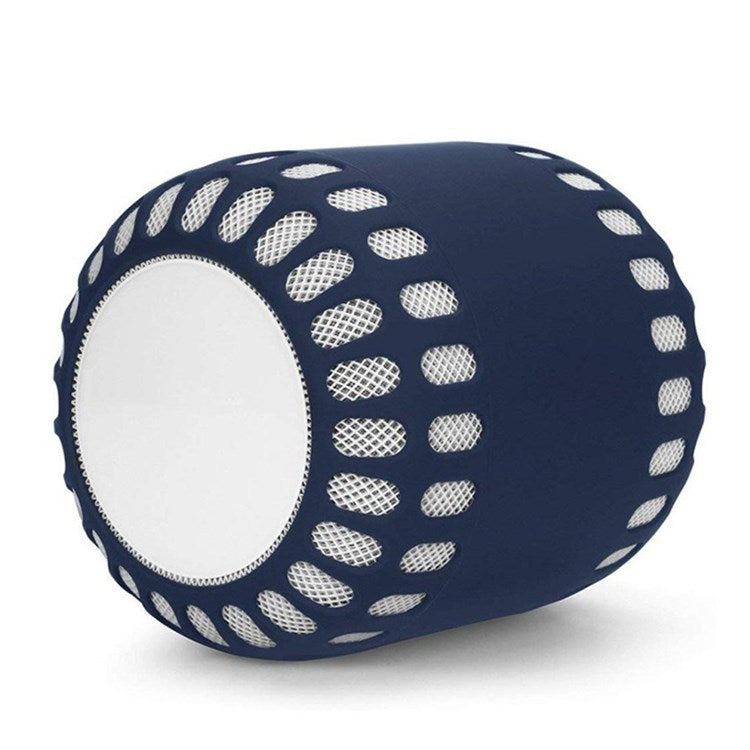 For HomePod Silicone Case Drop-proof Protective Cover Hollow-out Speaker Sleeve - Blue