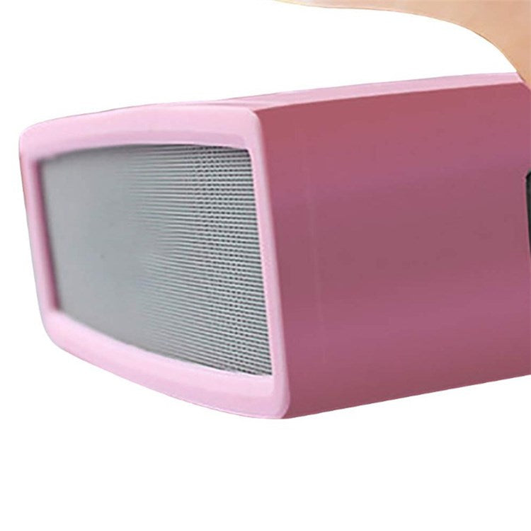 Protective Silicone Case Cover for Bose SoundLink Mini 1 / 2 Bluetooth Speaker Portable Carrying Pouch - Rose