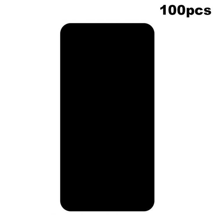 100Pcs Phone Metal Plate for Magnetic Wireless Charger Car Phone Holder Adhesive Metal Sheet - Black / 35*70mm