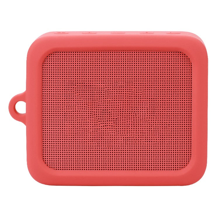 For JBL GO ESSENTIAL Portable Speaker Sleeve Silicone Case Cover - Red