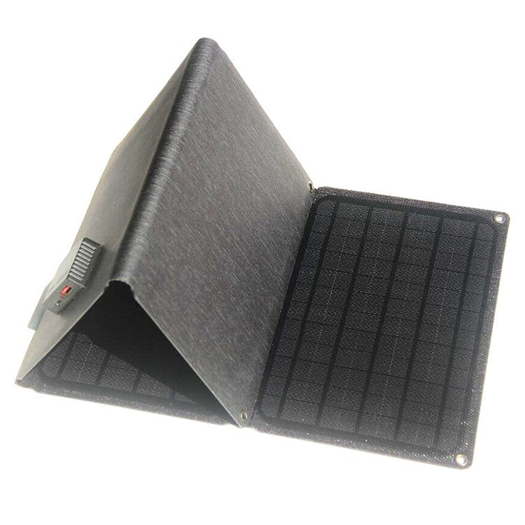 Solar Charger 30W Foldable Sun Power Solar Panel for Camping 5V / 12V Waterproof Dual USB Ports