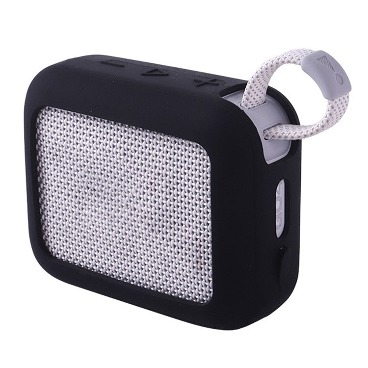 Silicone Case for JBL Go 4 Portable Speaker Sleeve Drop Protection Cover - Black