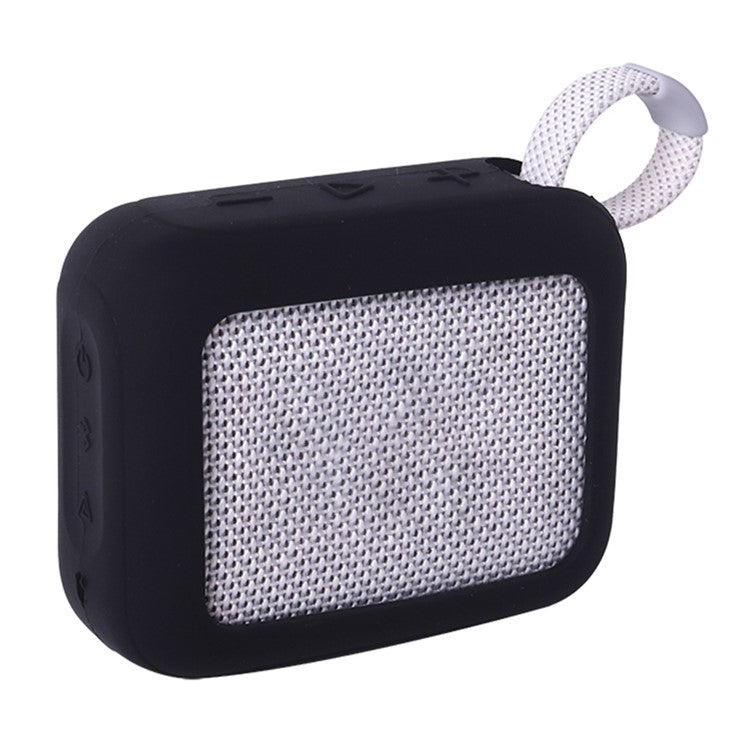 Silicone Case for JBL Go 4 Portable Speaker Sleeve Drop Protection Cover - Black