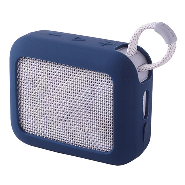 Silicone Case for JBL Go 4 Portable Speaker Sleeve Drop Protection Cover - Navy Blue