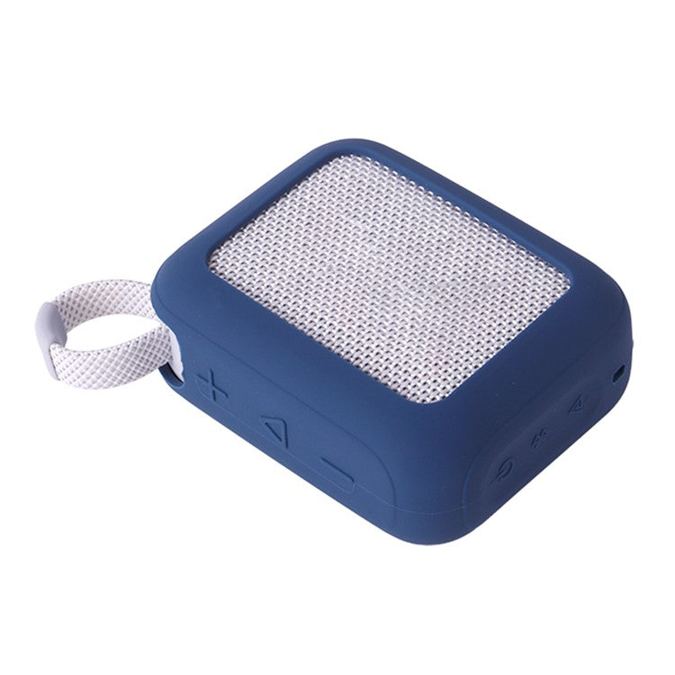 Silicone Case for JBL Go 4 Portable Speaker Sleeve Drop Protection Cover - Navy Blue