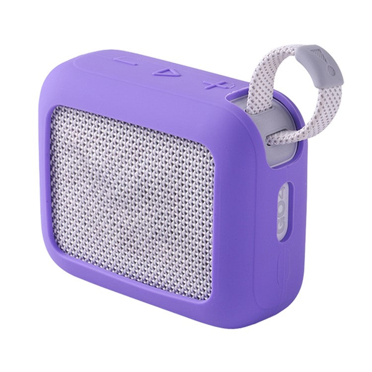 Silicone Case for JBL Go 4 Portable Speaker Sleeve Drop Protection Cover - Purple