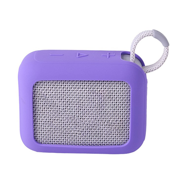 Silicone Case for JBL Go 4 Portable Speaker Sleeve Drop Protection Cover - Purple