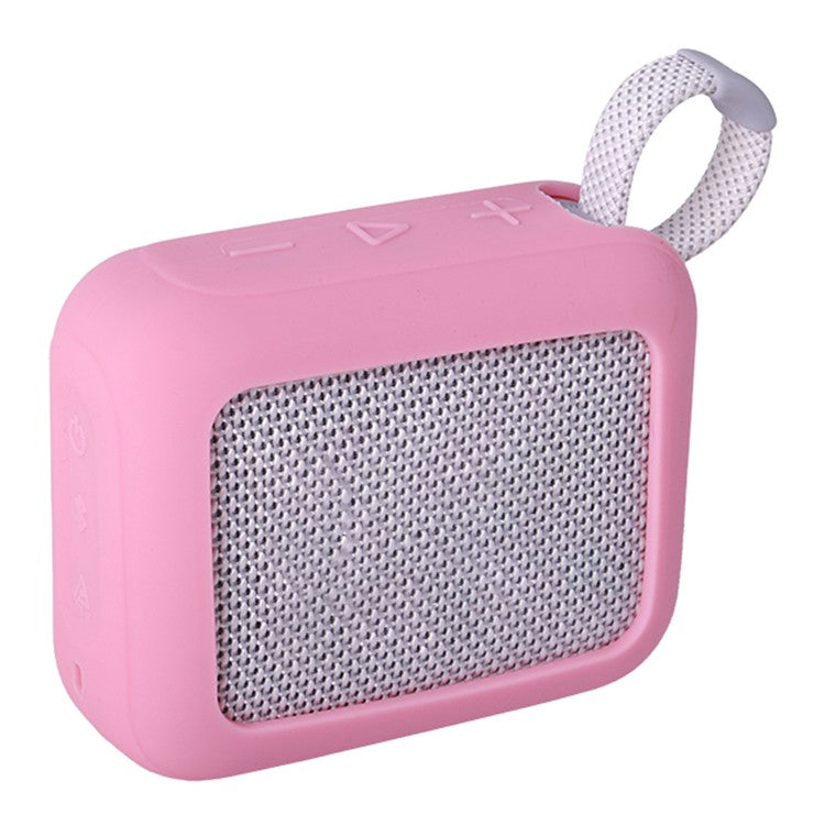 Silicone Case for JBL Go 4 Portable Speaker Sleeve Drop Protection Cover - Pink