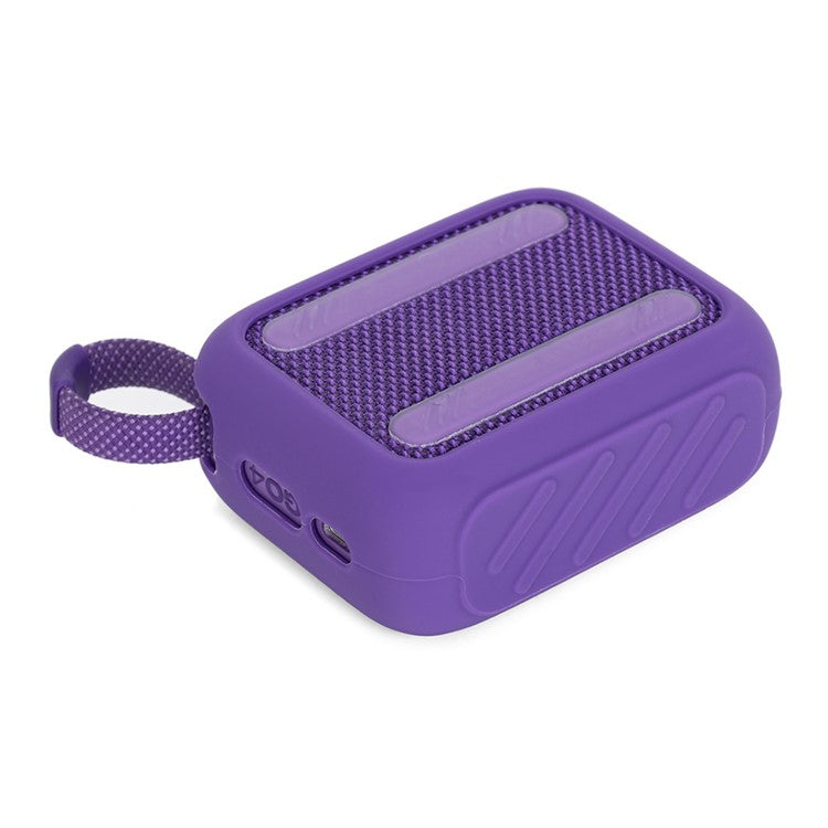 For JBL Go 4 Bluetooth Speaker Protective Cover Soft Silicone Sleeve - Purple