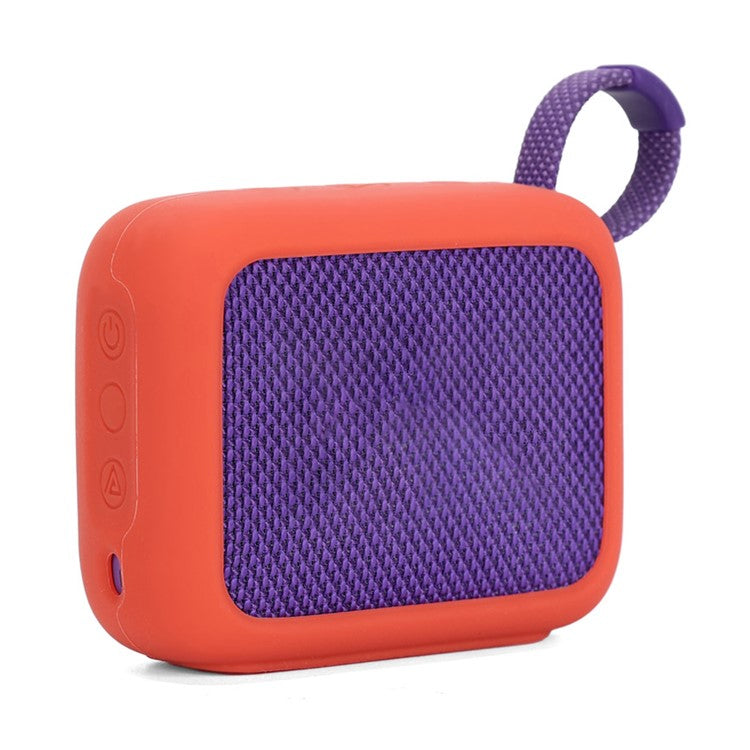 For JBL Go 4 Bluetooth Speaker Protective Cover Soft Silicone Sleeve - Red