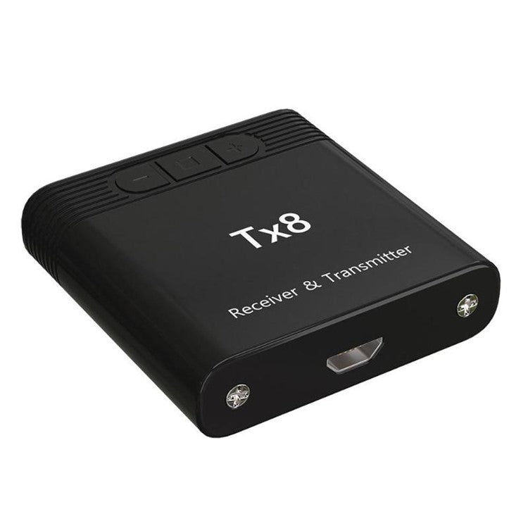 TX8 2-in-1 Bluetooth 5.0 Transmitter Receiver Adapter for TV PC Headphone Music Audio Transceiver Receiver Transmitter - Black